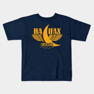 Defunct Halifax Crescents Hockey Team Kids T-Shirt